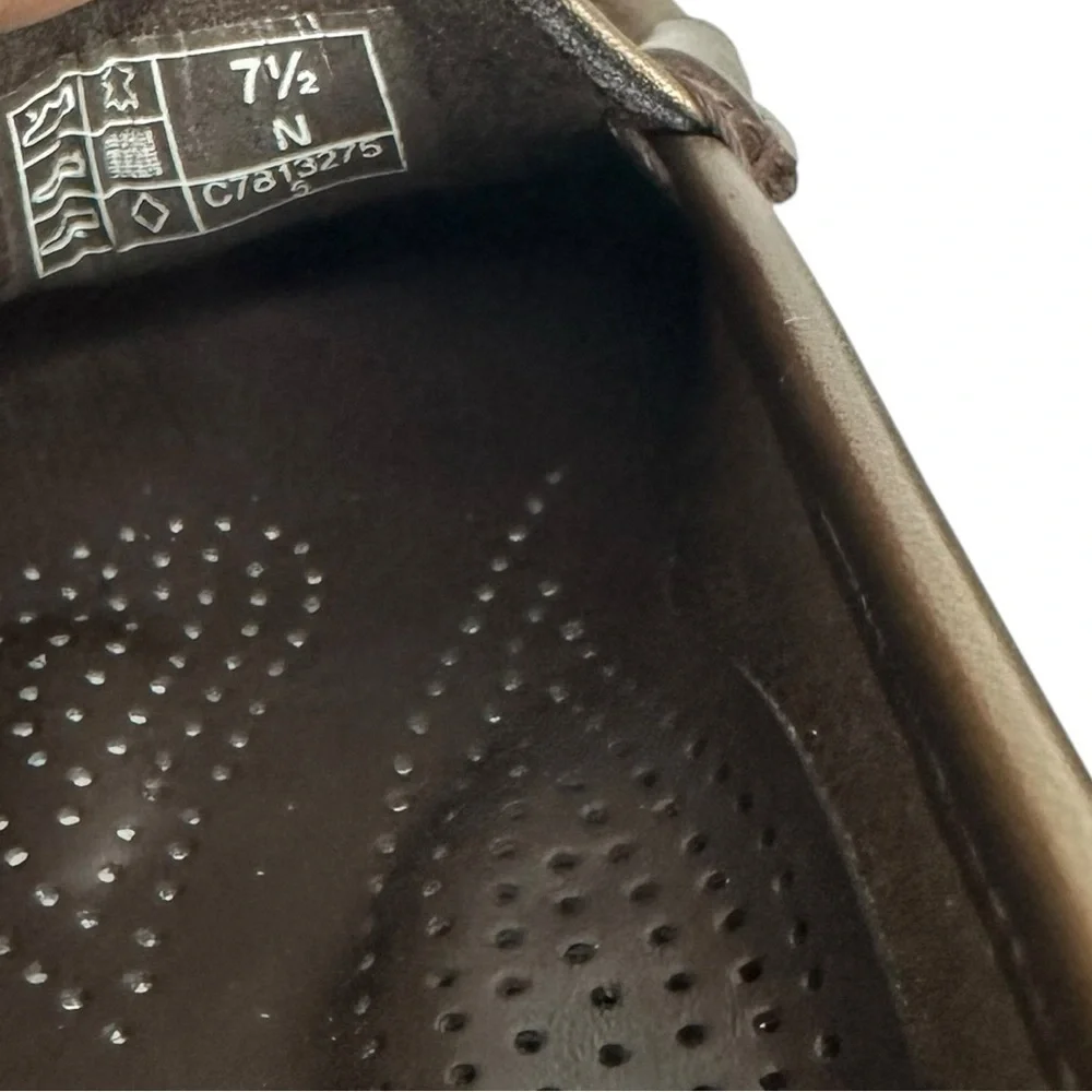 SAS Metro M Bronze Horse-bit  Loafers size 7-1/2 N